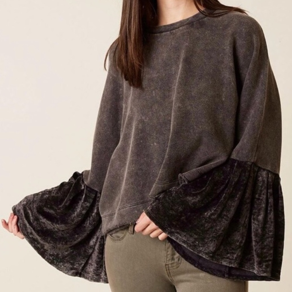 Free People Sleeves Glorious Sleeves Pullover Top - Picture 16 of 16